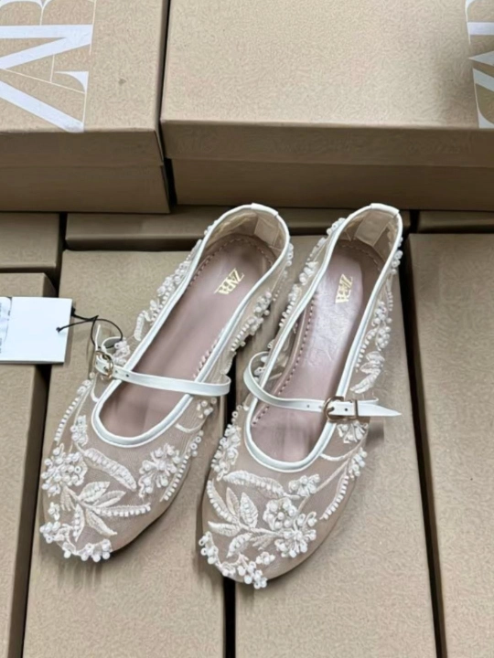 Балетки ZARA, элегантные балетки, балетки для женщин и девочек, для весны и лета