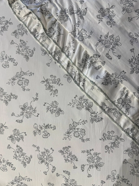 Ikki kishilik, Evro Soft Satin Postel / Choyshab to'plami, yumshoq seriya, katta razmer