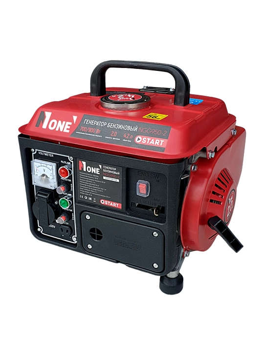 Benzinli generator NUMBER ONE NGG950-2, maksimal quvvati 900 Vt