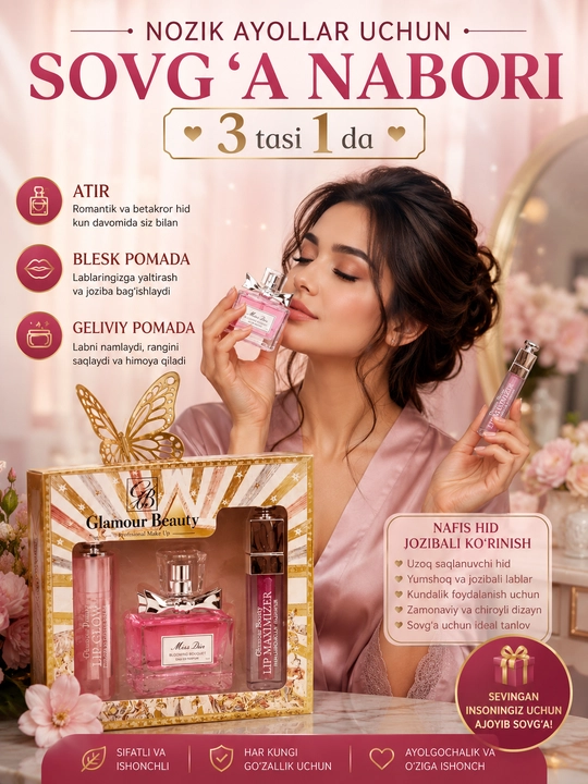 Женский набор духов Miss Dior 