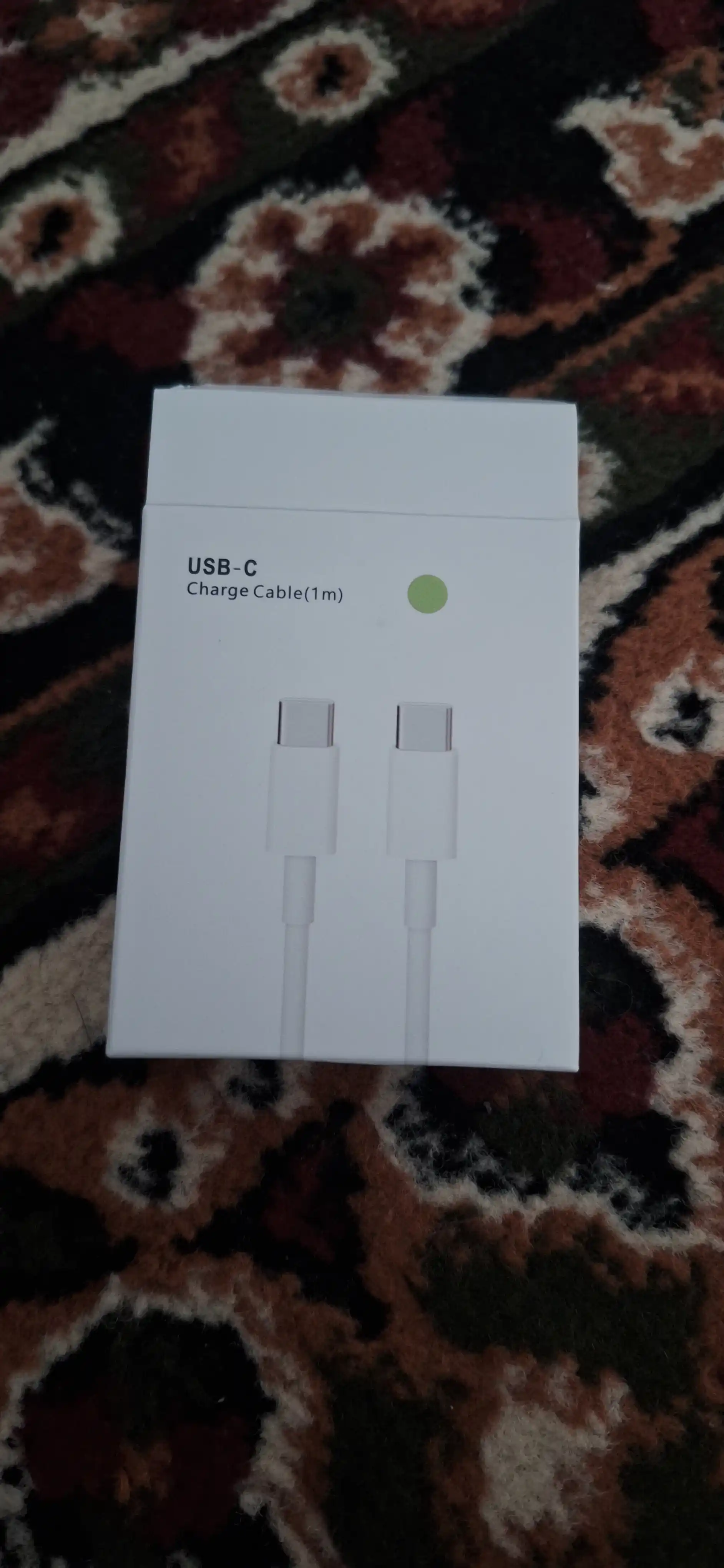 USB Type-C 3.1 kabel, 6A, tez zaryadlash va ma’lumot uzatish uchun