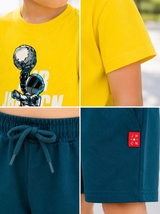 Детский комплект POLO – футболка и шорты, летний удобный костюм для детей 2-8 лет