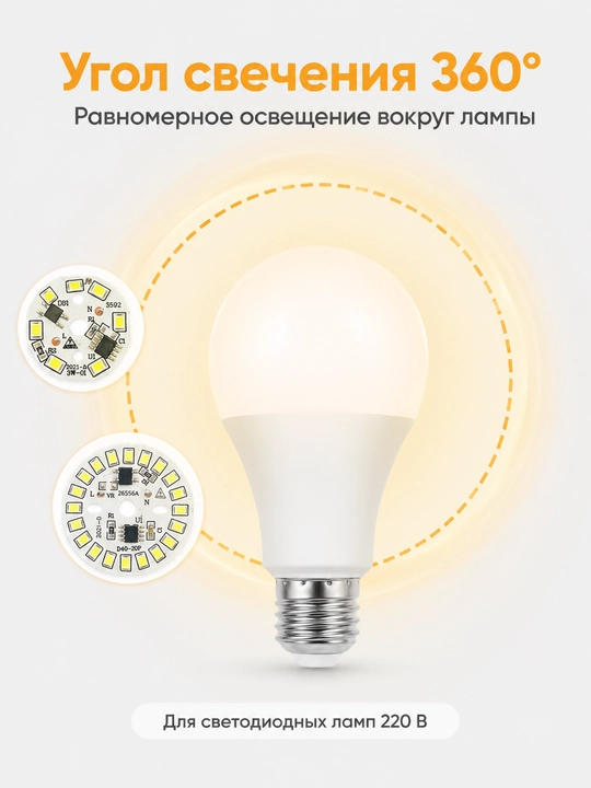 LED чип SMD 2835 для лампы 220V-240V, холодный и теплый белый свет