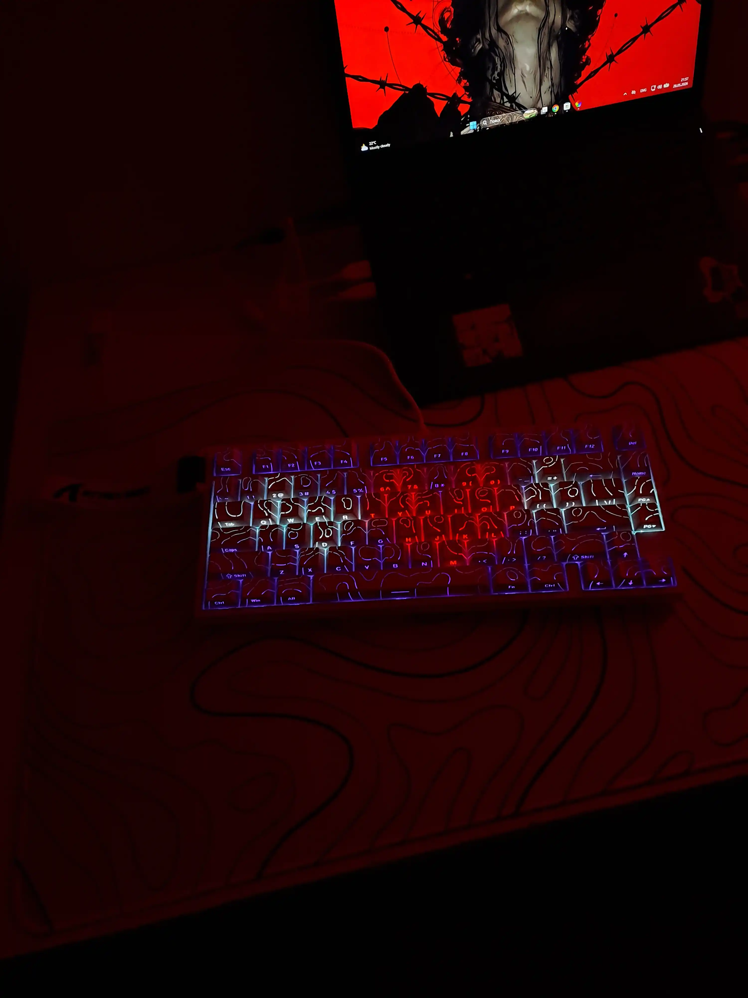 ATTACK SHARK R82 HE Rapid Trigger Клавиатура с магнитными переключателями