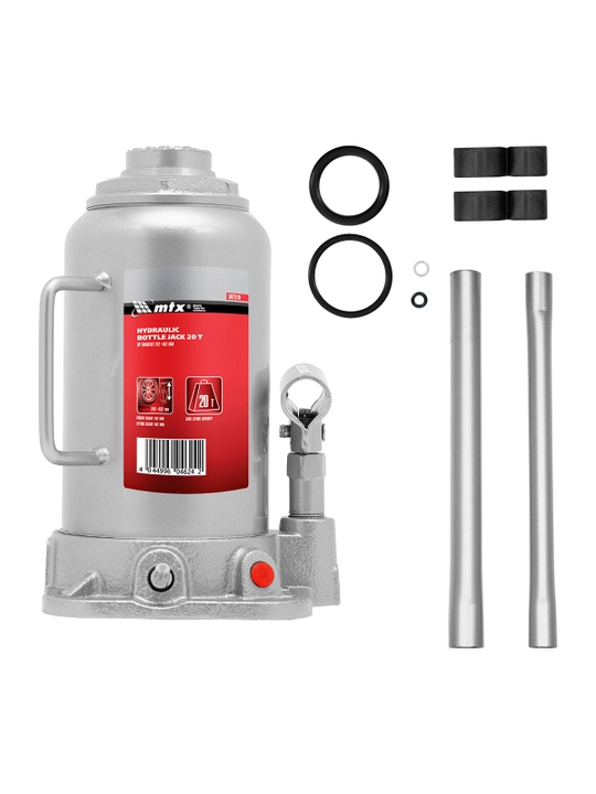 MTX butilkali gidravlik domkrat, 20 tonna, ko‘tarish soati 242-452 mm, 507319