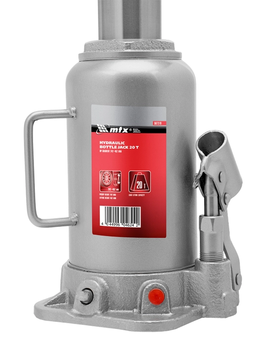 MTX butilkali gidravlik domkrat, 20 tonna, ko‘tarish soati 242-452 mm, 507319