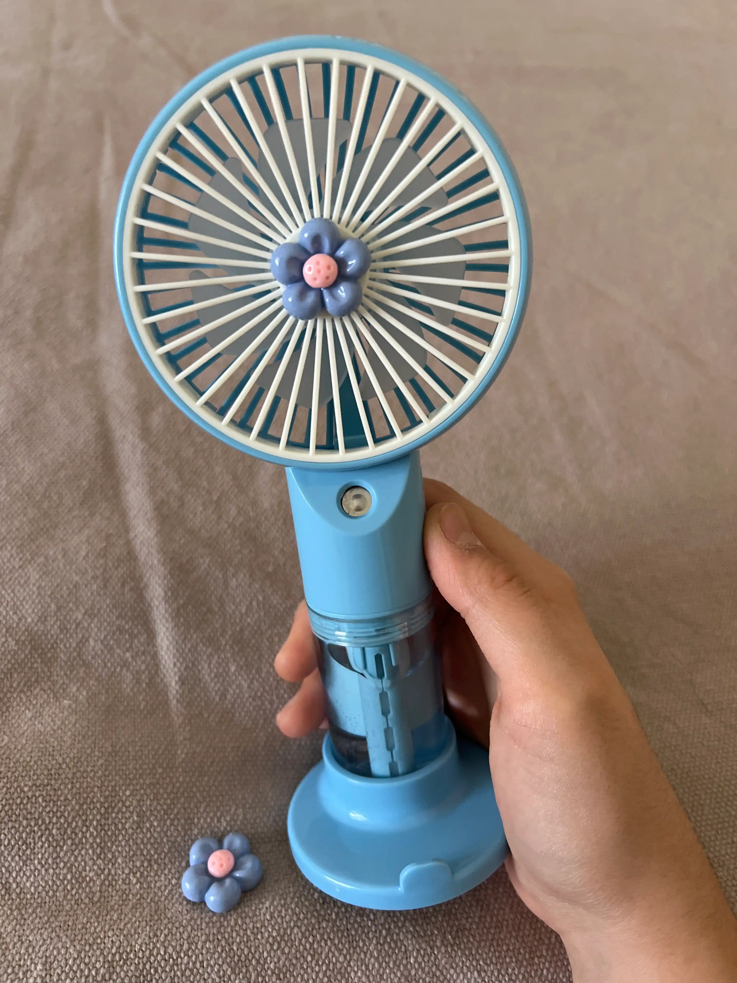 Ko‘chma cho‘ntak ventilyatori, namlagichli mini ventilyator