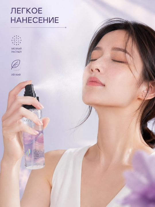 Maycheer Makeup Spray – Фиксатор Макияжа, Освежающий Спрей 100мл