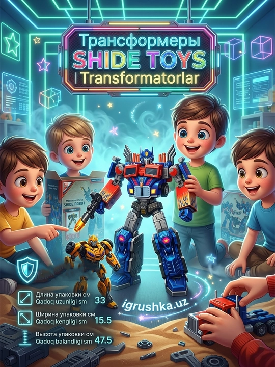 Shide Robot Optimus Prime Transformator (Klassik versiya) - 