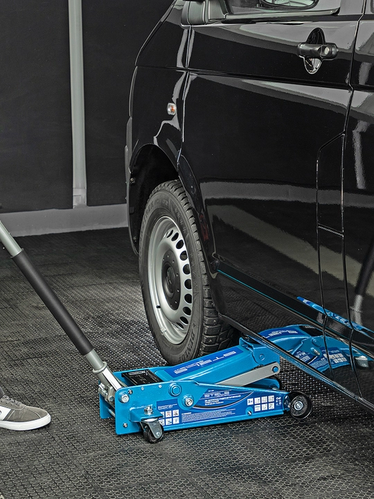 Stels gidravlik podkat domkrati, tez ko‘tarish (QUICK LIFT), 3 tonna, 130–465 mm, 5113355. - 