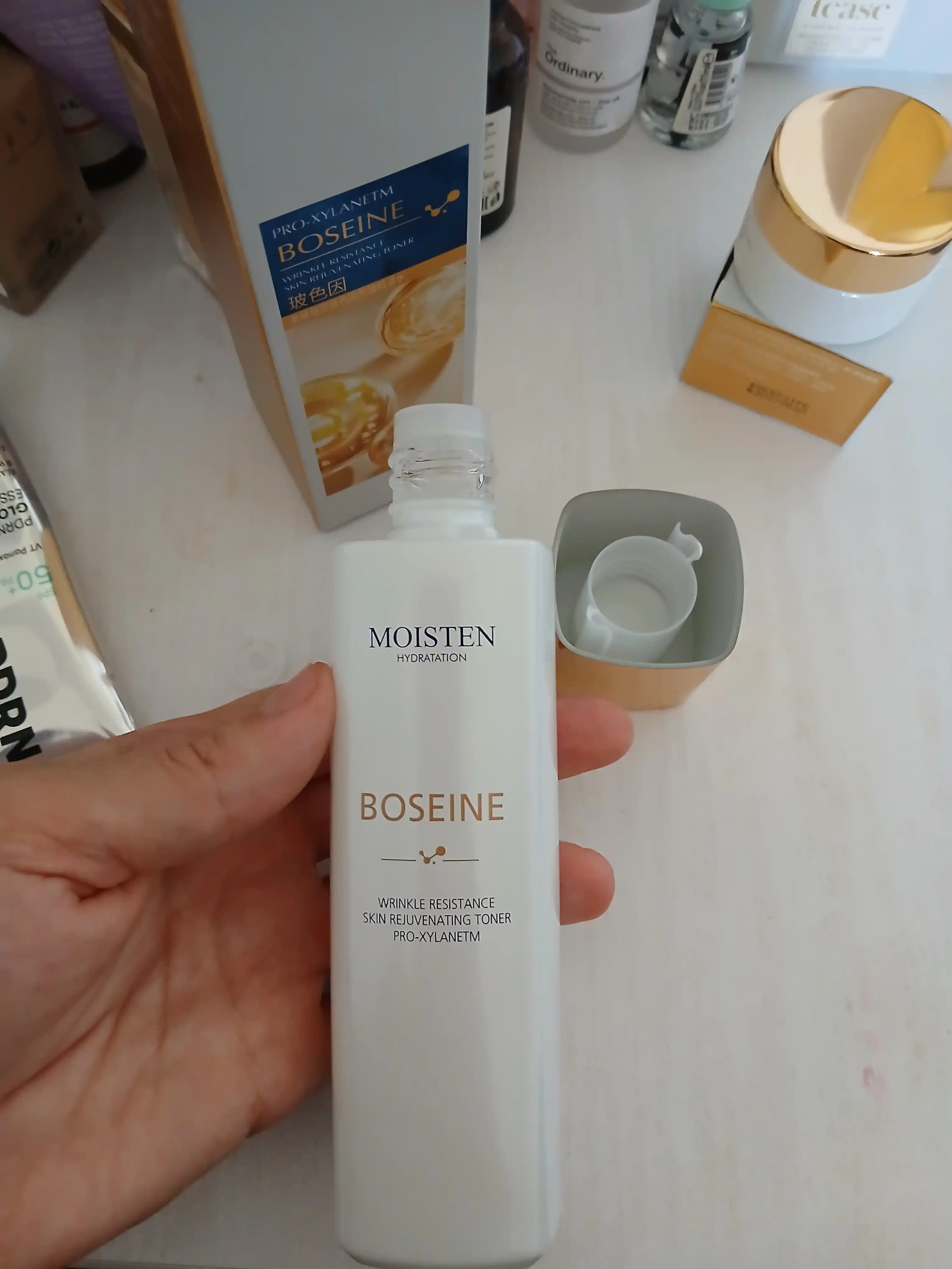 Boseine, Тонер для кожи с эффектом сопротивления морщинам и омолаживания, MOISTEN