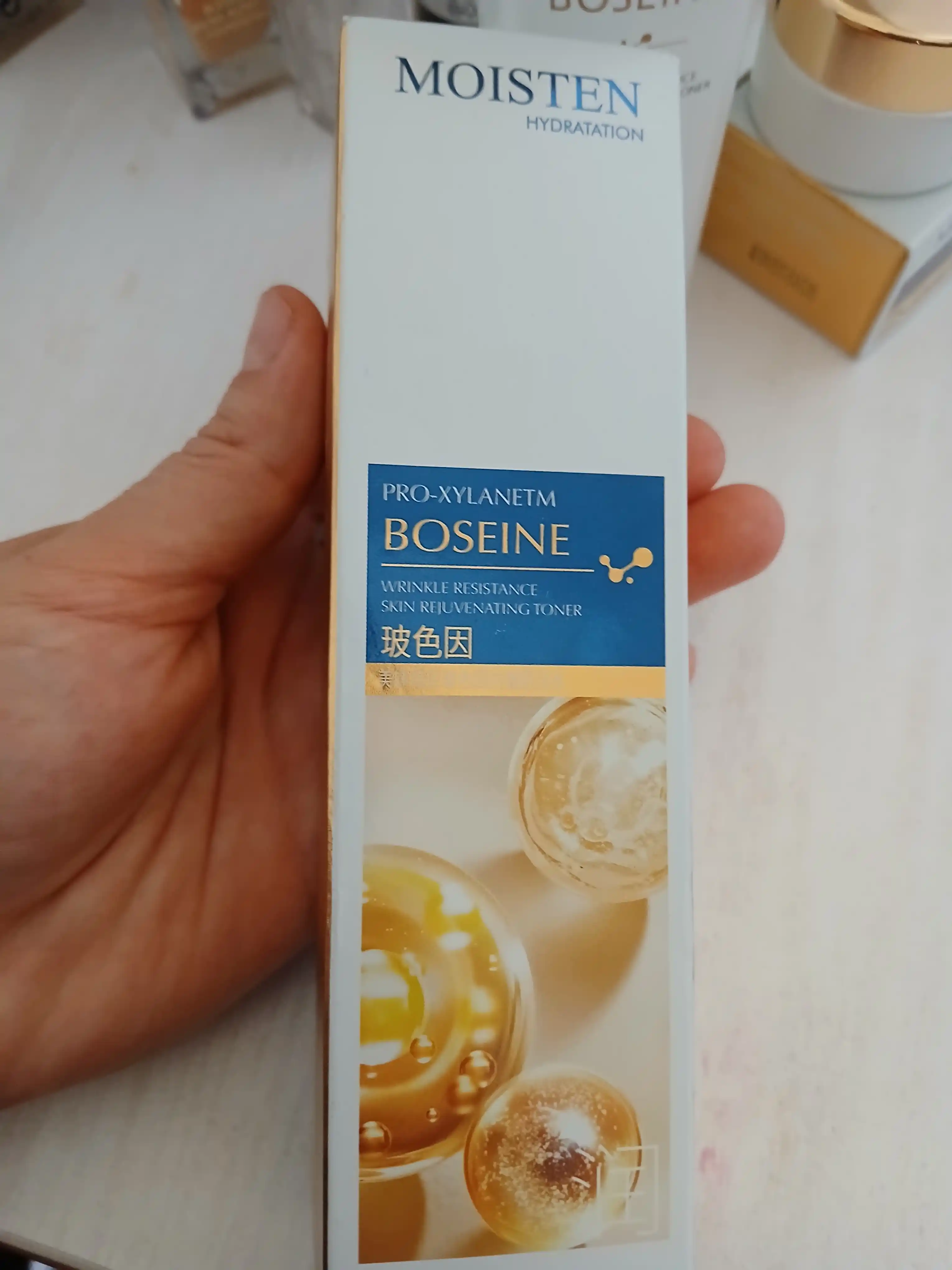 Boseine, Тонер для кожи с эффектом сопротивления морщинам и омолаживания, MOISTEN