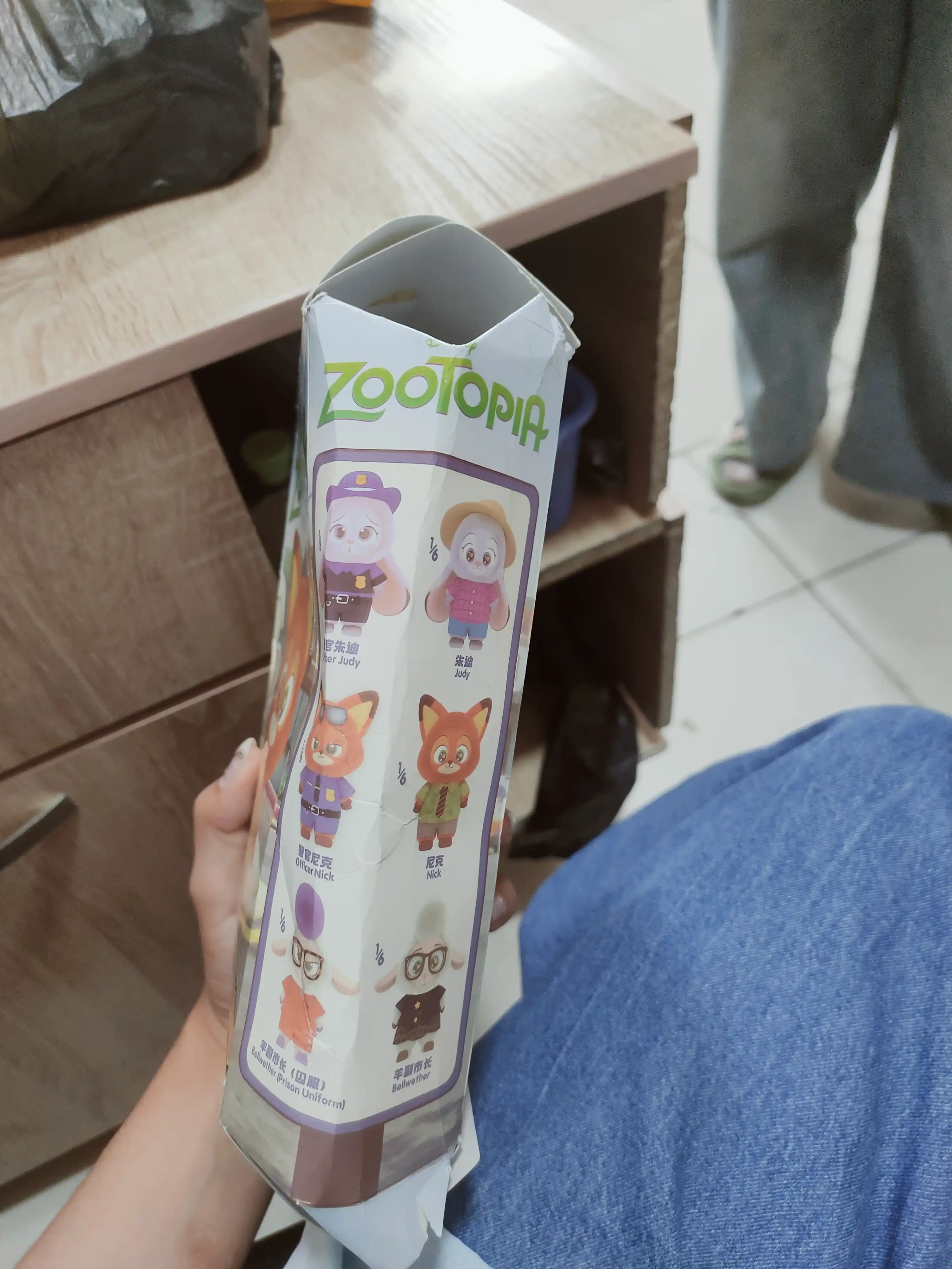 Labubu Zootopipia kollektsiyallari yumshoq o'yinchoq to'plamlari, brelok
