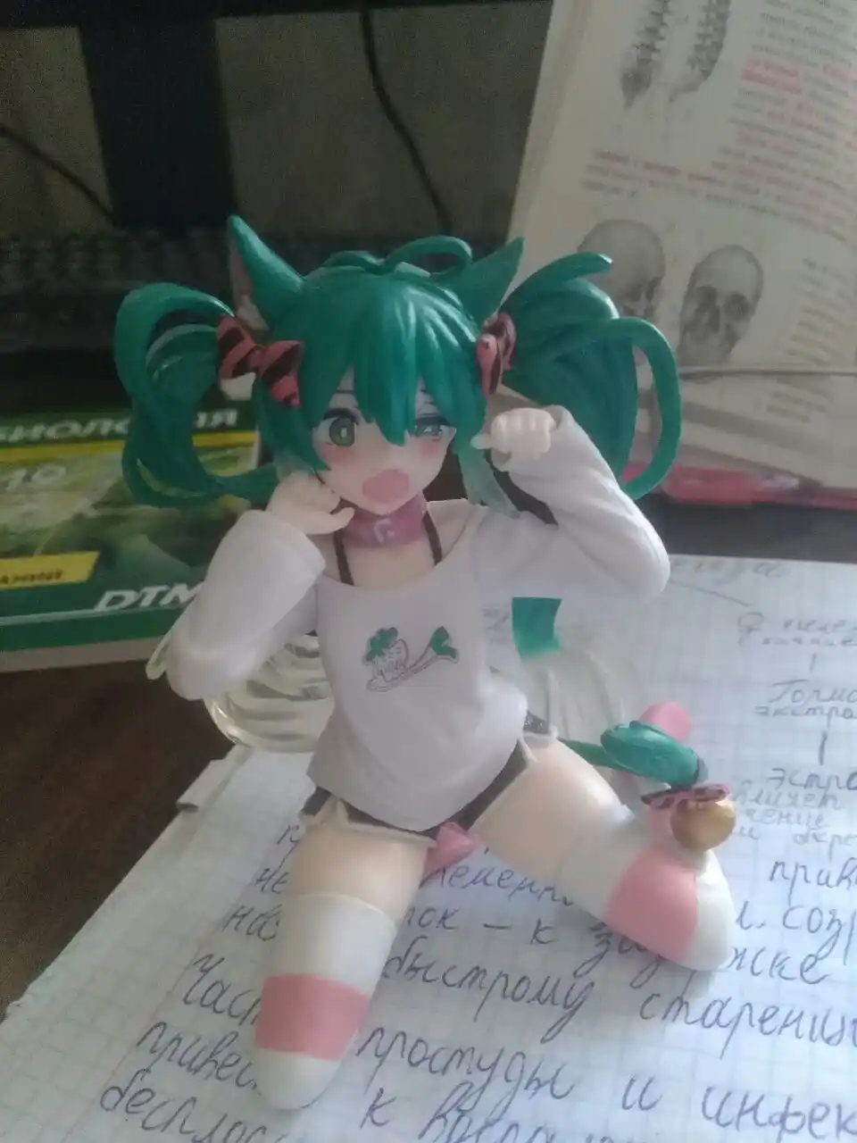 Фигурка Хатсуне Мику / Miku Hatsune кошачье ухо