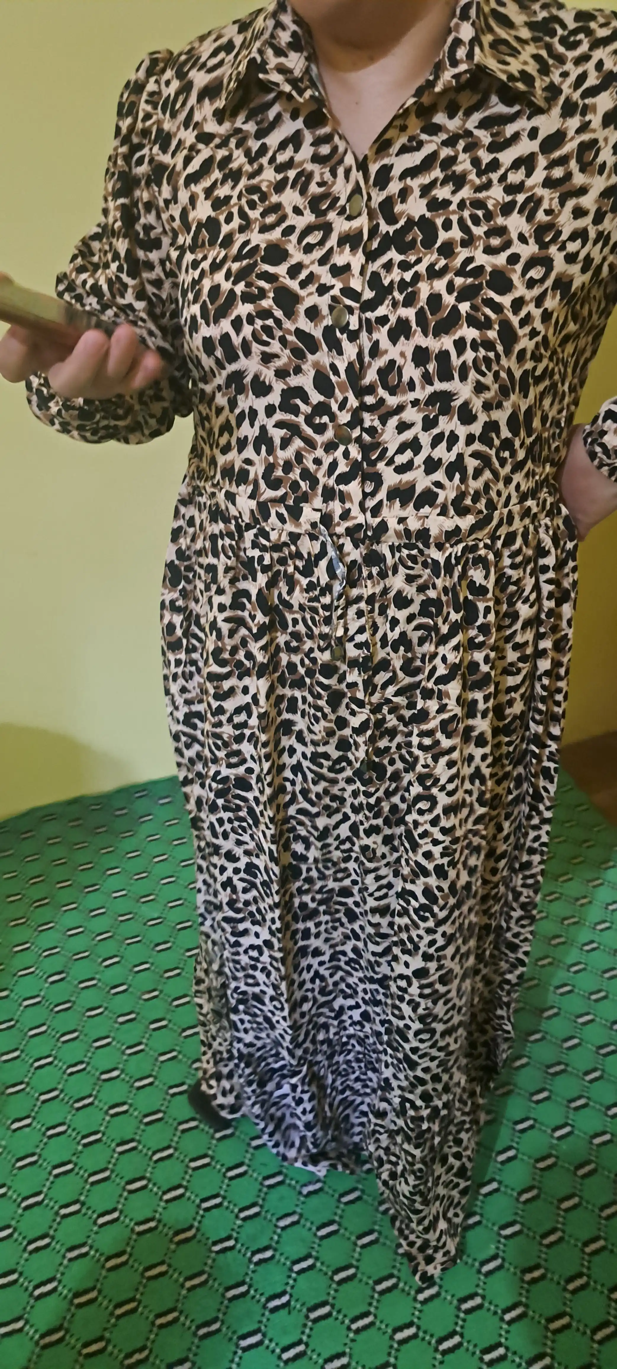 Ko`ylak ayollar uchun ZGY, yozgi, shtapel, leopard printli