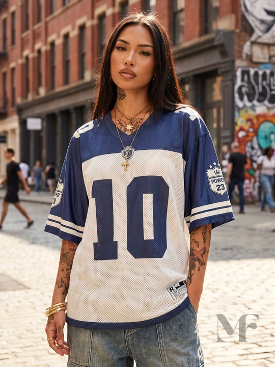 Футболка Джерси женская oversize