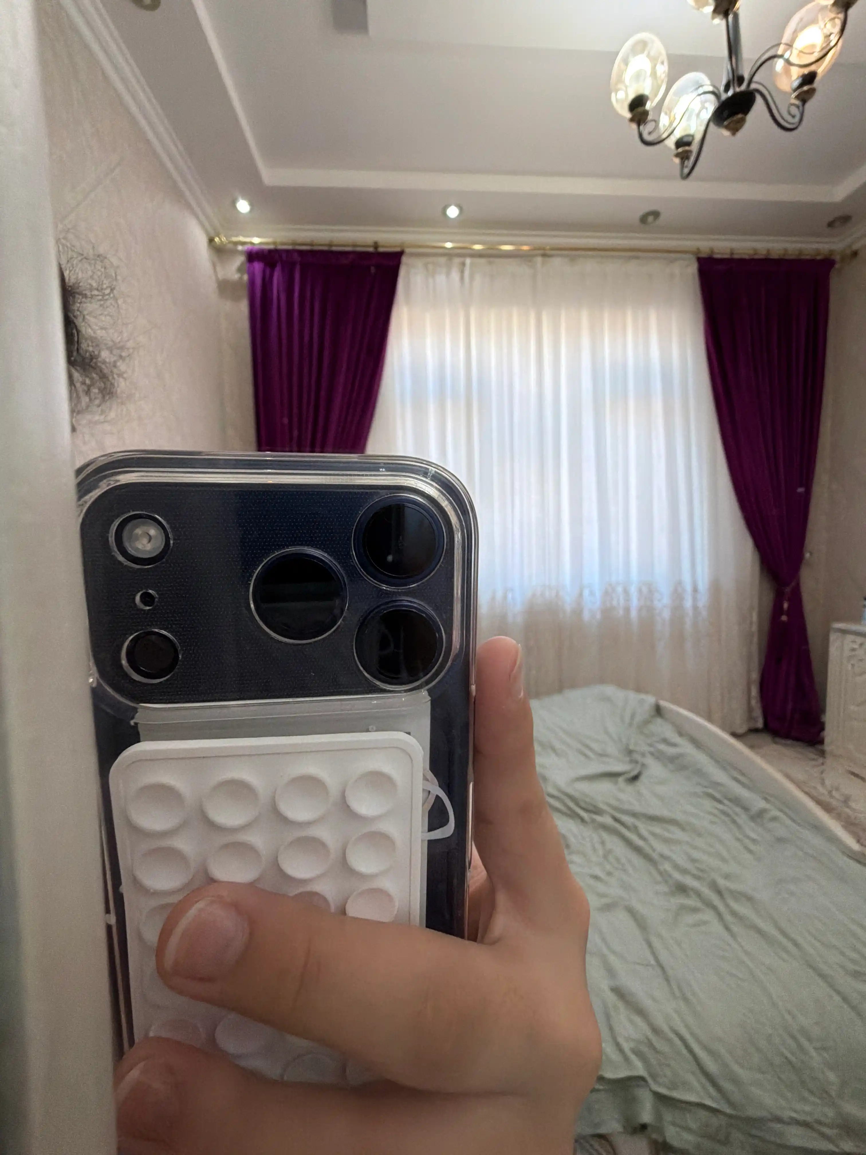 Lipper, 28 ta yopishqoq, so‘rg‘ichli telefon uchun vakuum ushlagich, silikon ushlagich