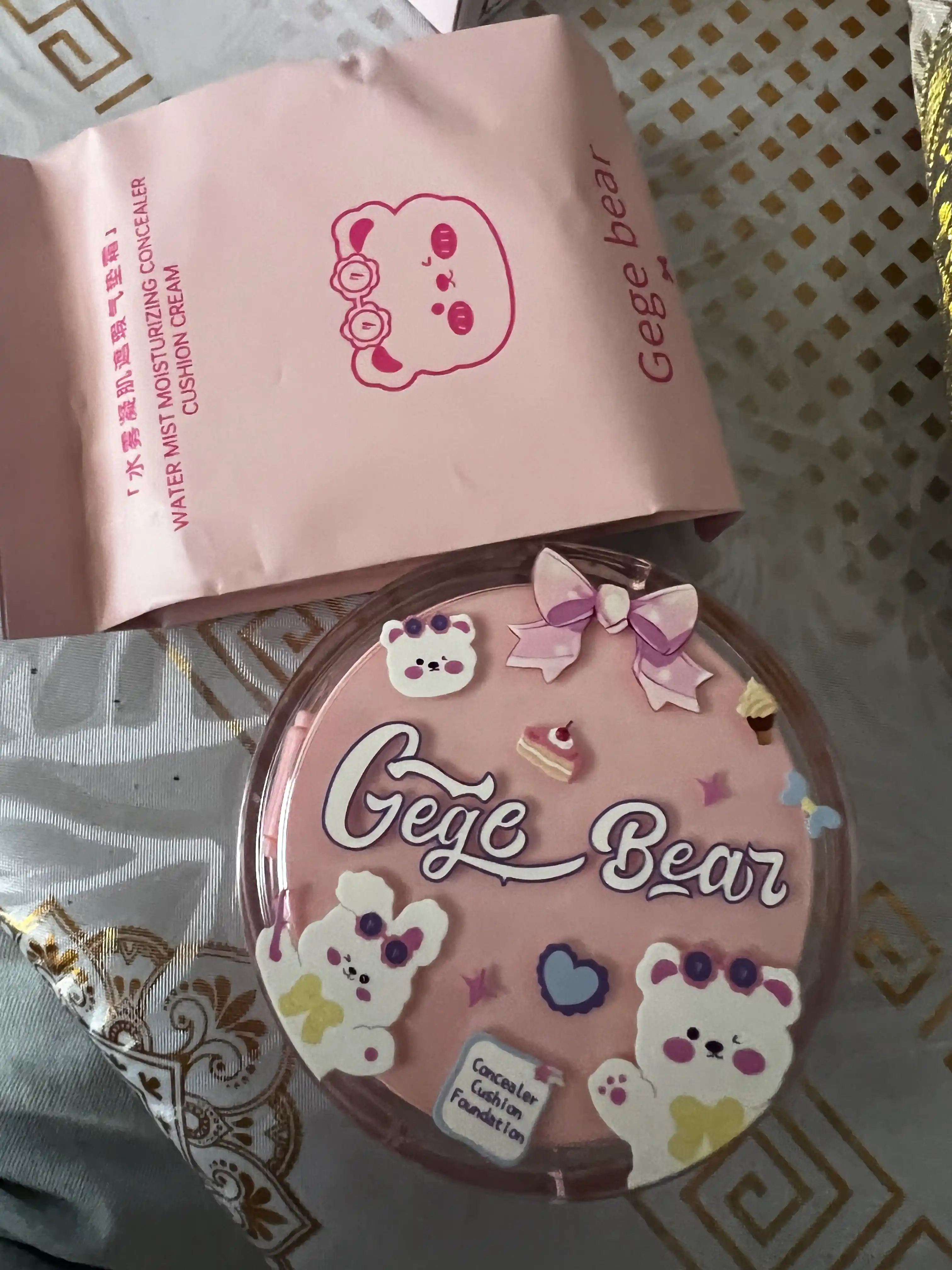 Gege Bear Кушон-крем для лица + запасной блок SPF 50+ защита
