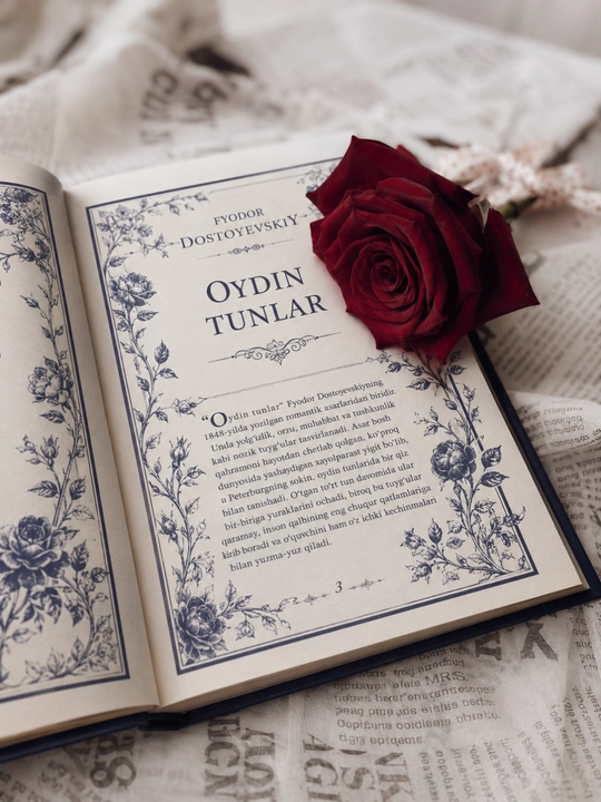 Oydin tunlar kitobi — Fyodor Dostoyevskiy romantik qissa, klassik badiiy asar