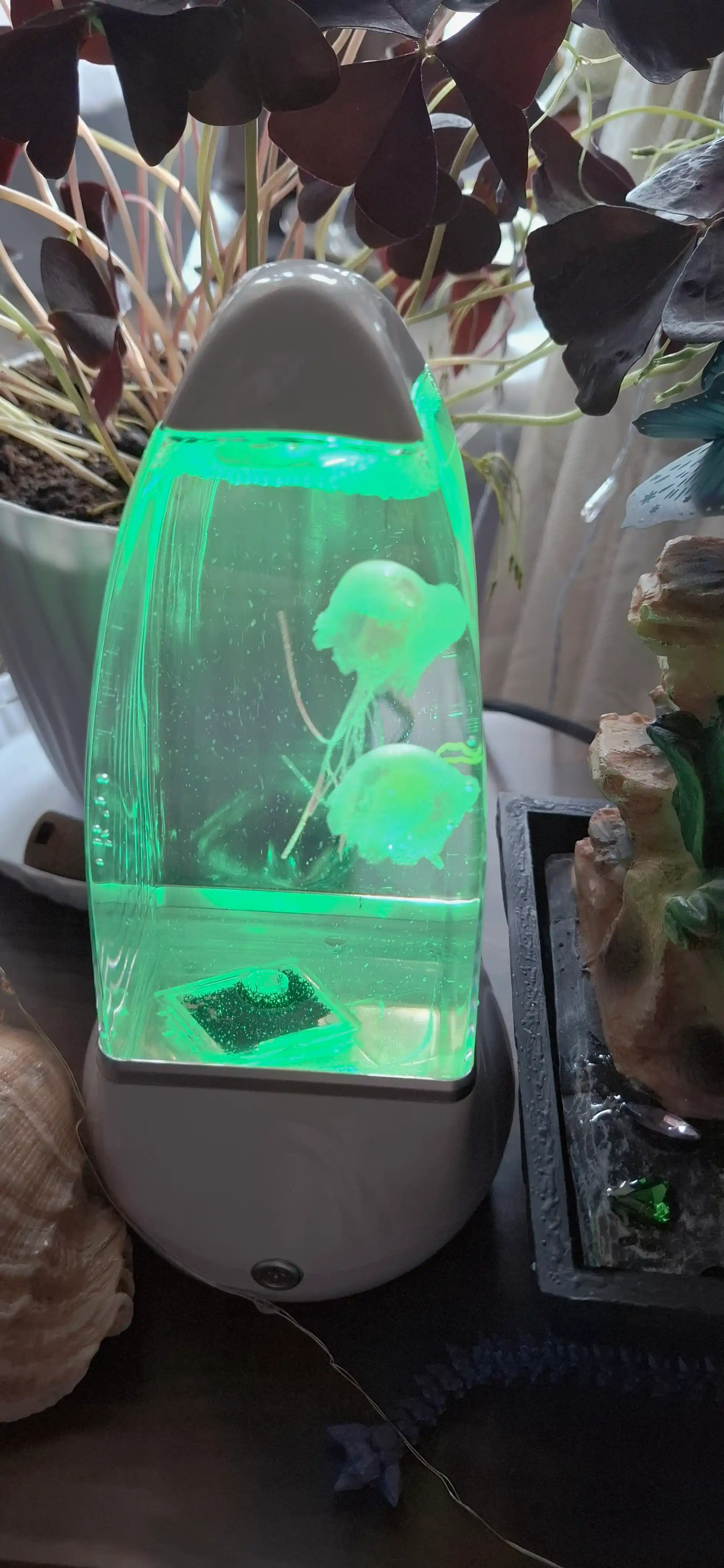 Meduza effektli LED tungi chiroq, dekorativ akvarium lampa, 29 sm