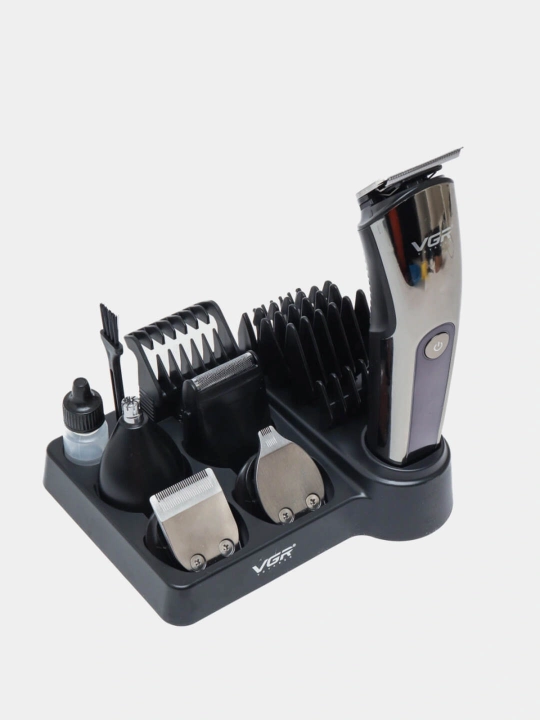Professional simsiz soch va soqol olish kesish mashinkasi trimmer VGR