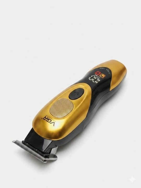 Professional simsiz soch va soqol olish kesish mashinkasi trimmer VGR