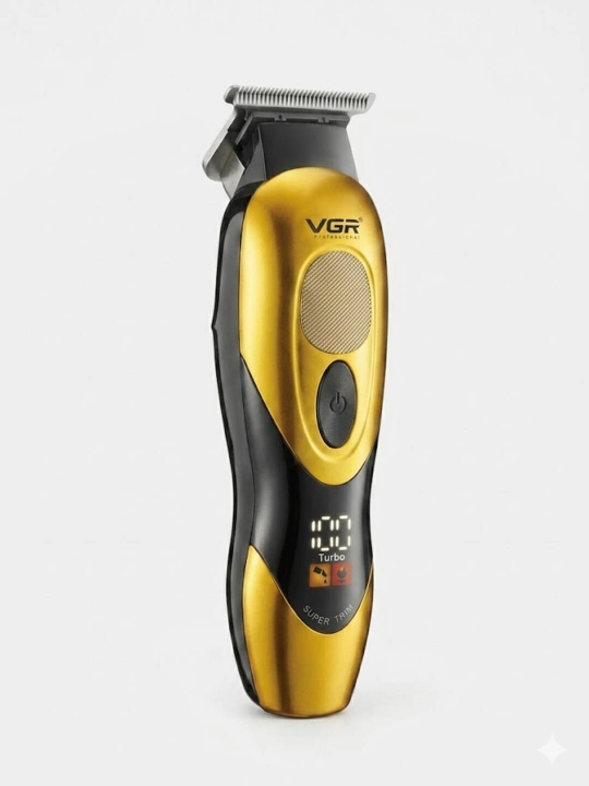 Professional simsiz soch va soqol olish kesish mashinkasi trimmer VGR