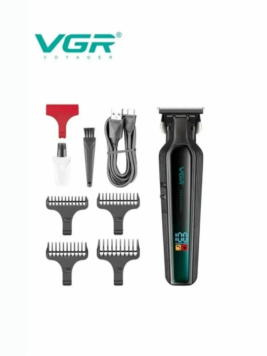 Professional simsiz soch va soqol olish kesish mashinkasi trimmer VGR