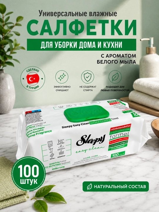 Салфетки против жирных пятен – быстро и легко очищают кухонные столешницы и поверхности