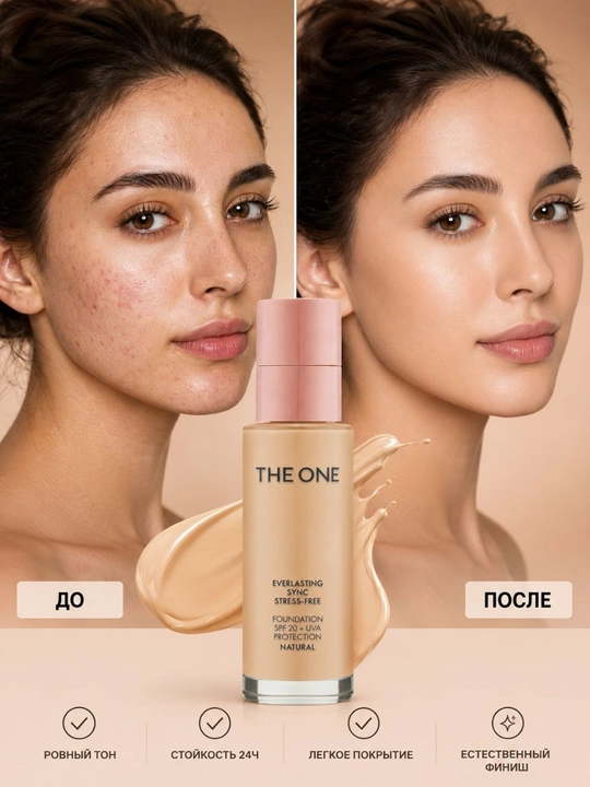 Adaptiv anti-stress tonal krem SPF 20 THE ONE