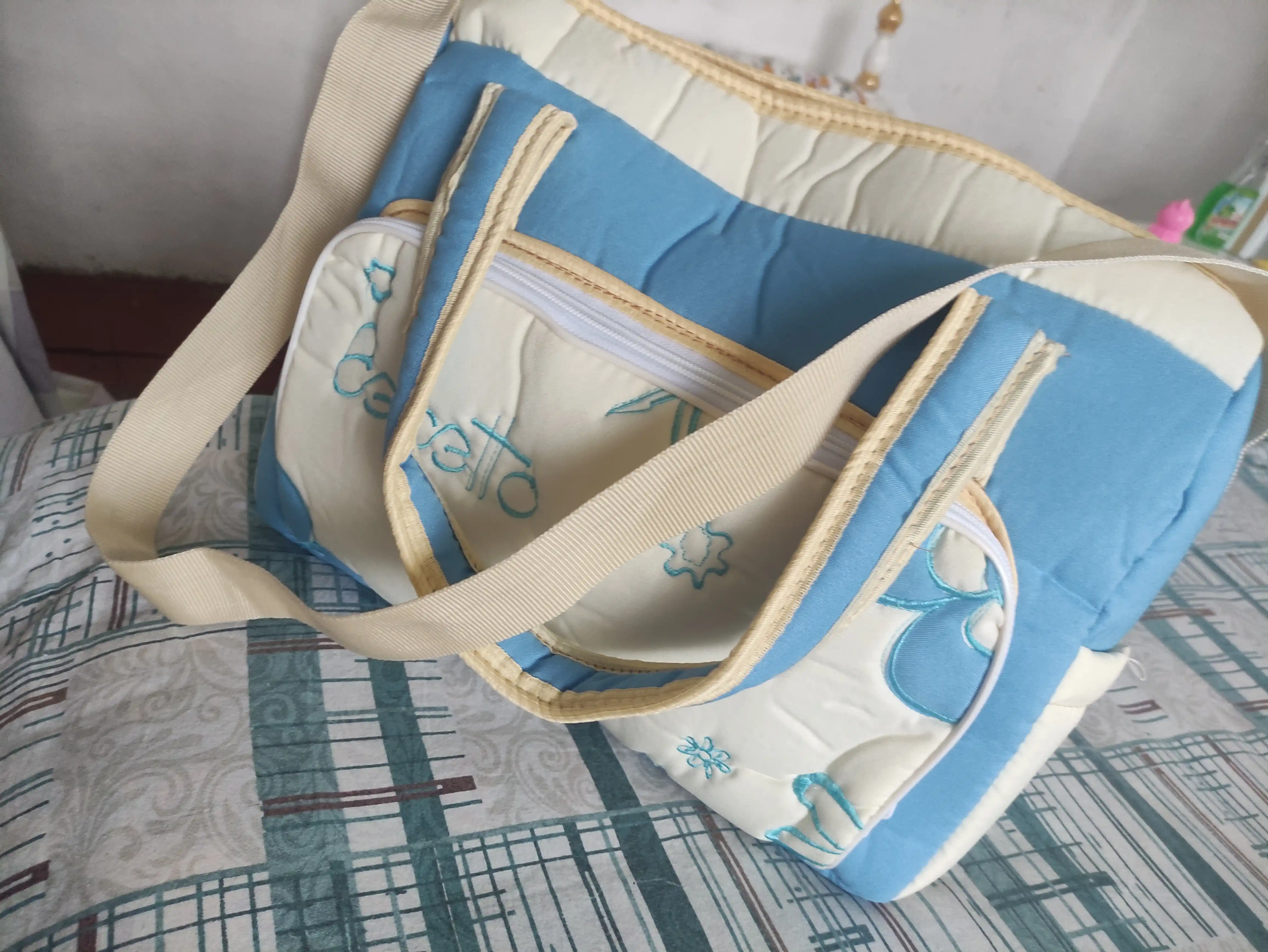 Сумка в роддом Bebetto, для мамы и ребенка, большая, до 20 кг, много отделений