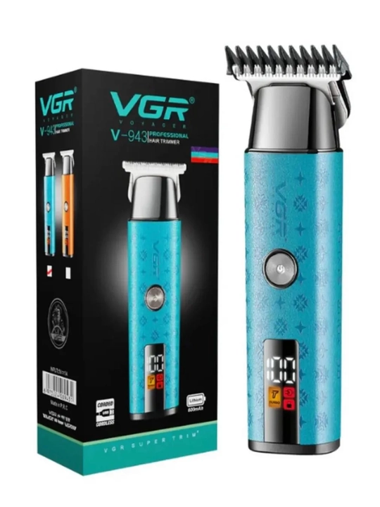 Professional simsiz soch va soqol olish kesish mashinkasi trimmer VGR