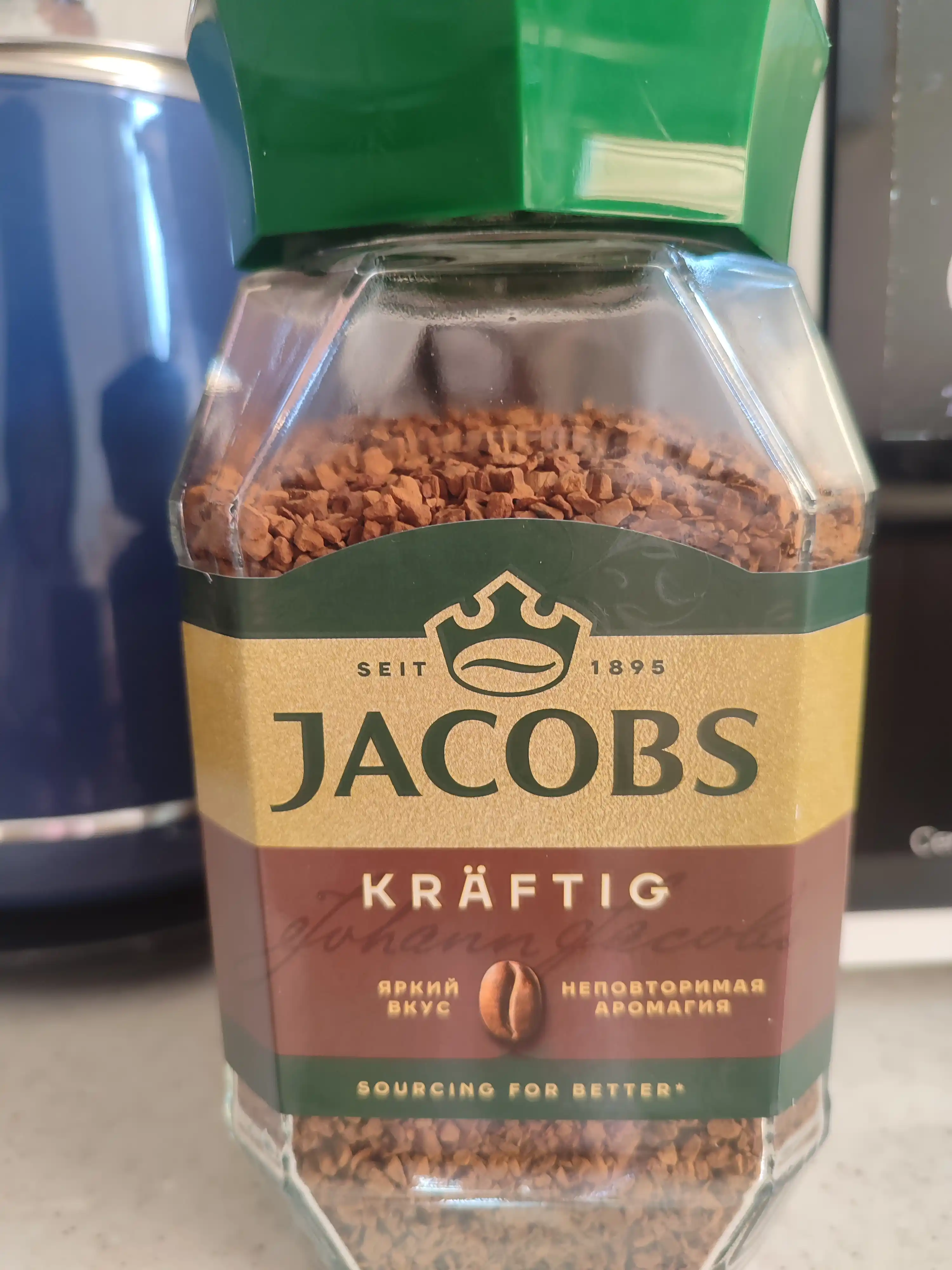 Jacobs Kraftig растворимый СБ, 200г
