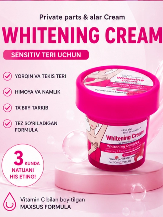 Отбеливающий крем для чувствительных зон Whitening Cream - 