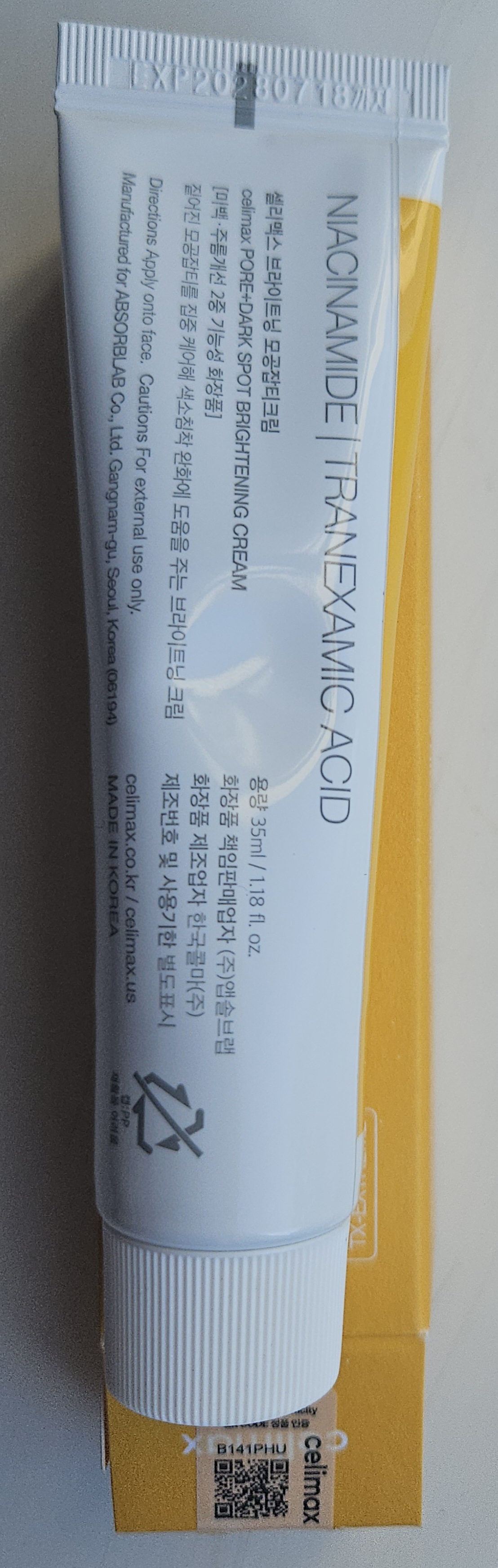 Celimax Pore + Dark Spot Brightening Serum & Cream - Dog‘larni kamaytiruvchi vosita