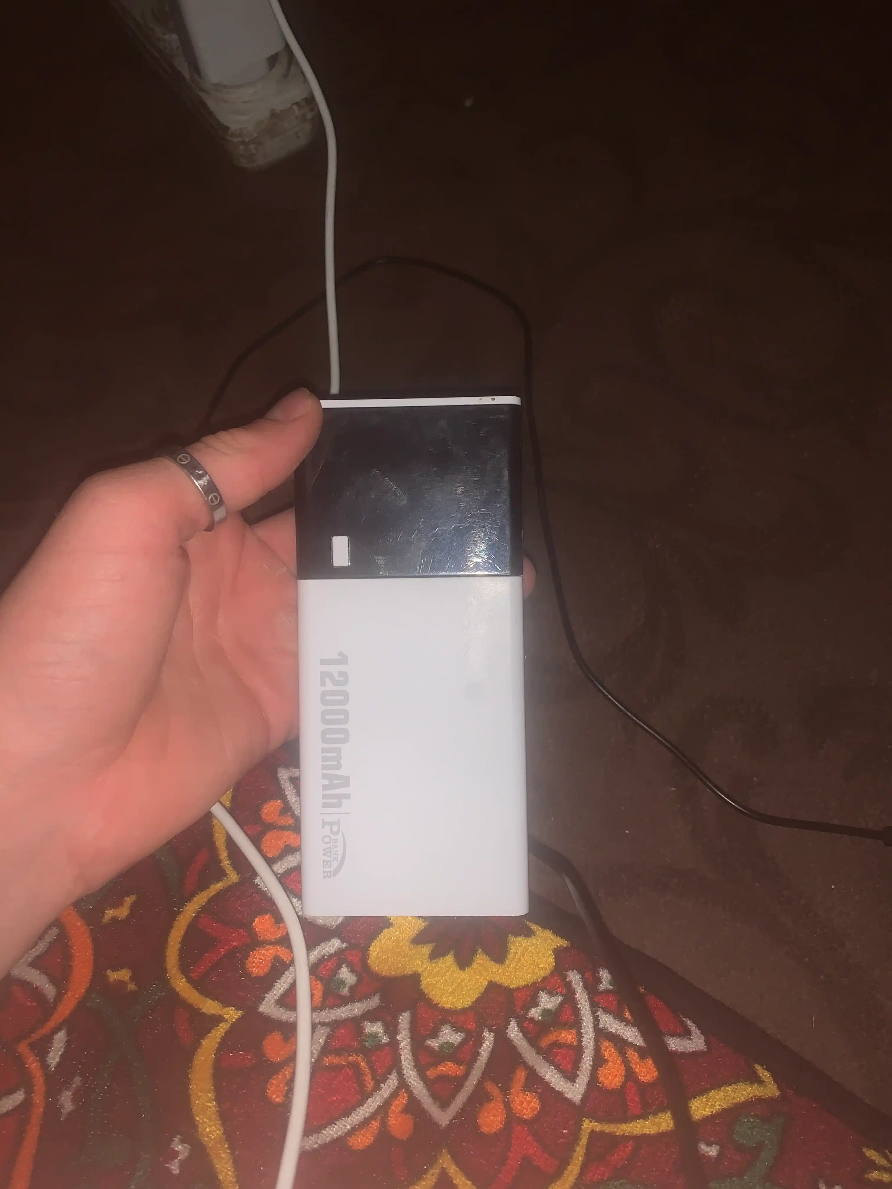 Power bank tashqi akkumulyator Ekranli 12000mah quvvat banki LCD / LED