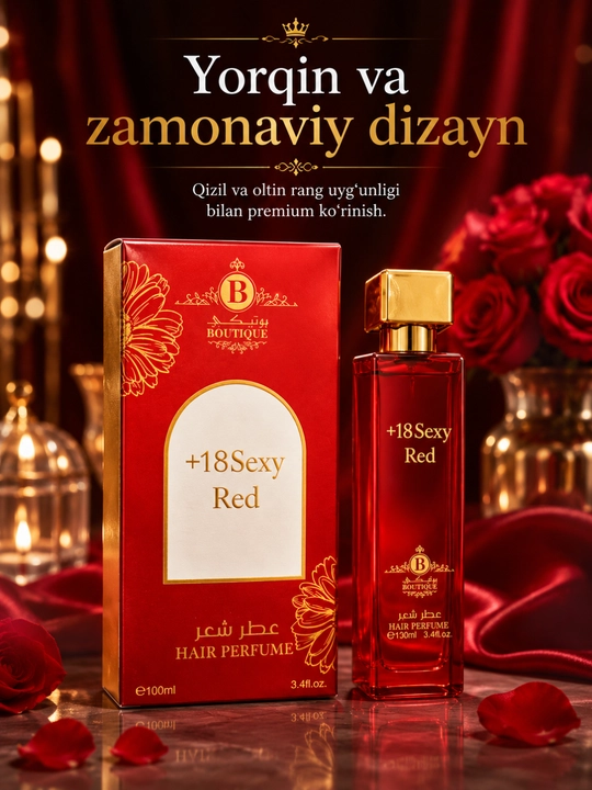 BOUTIQUE Hair Perfume, 100 мл, парфюм для волос и ароматический спрей