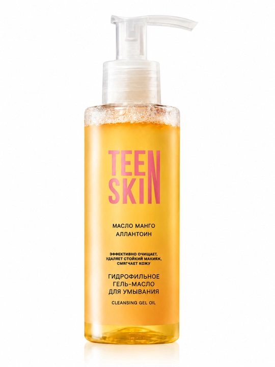 Teen Skin gidrofil gel-moy yuvish vositasi, mango yog‘i va allantoin bilan, 150 ml - 