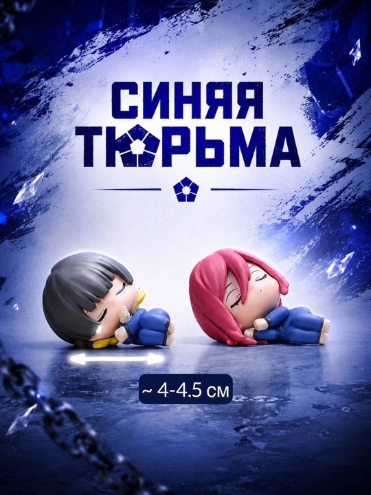Сюрприз бокс (blind box) аниме Синяя тюрьма (Blue lock) случайная фигурка