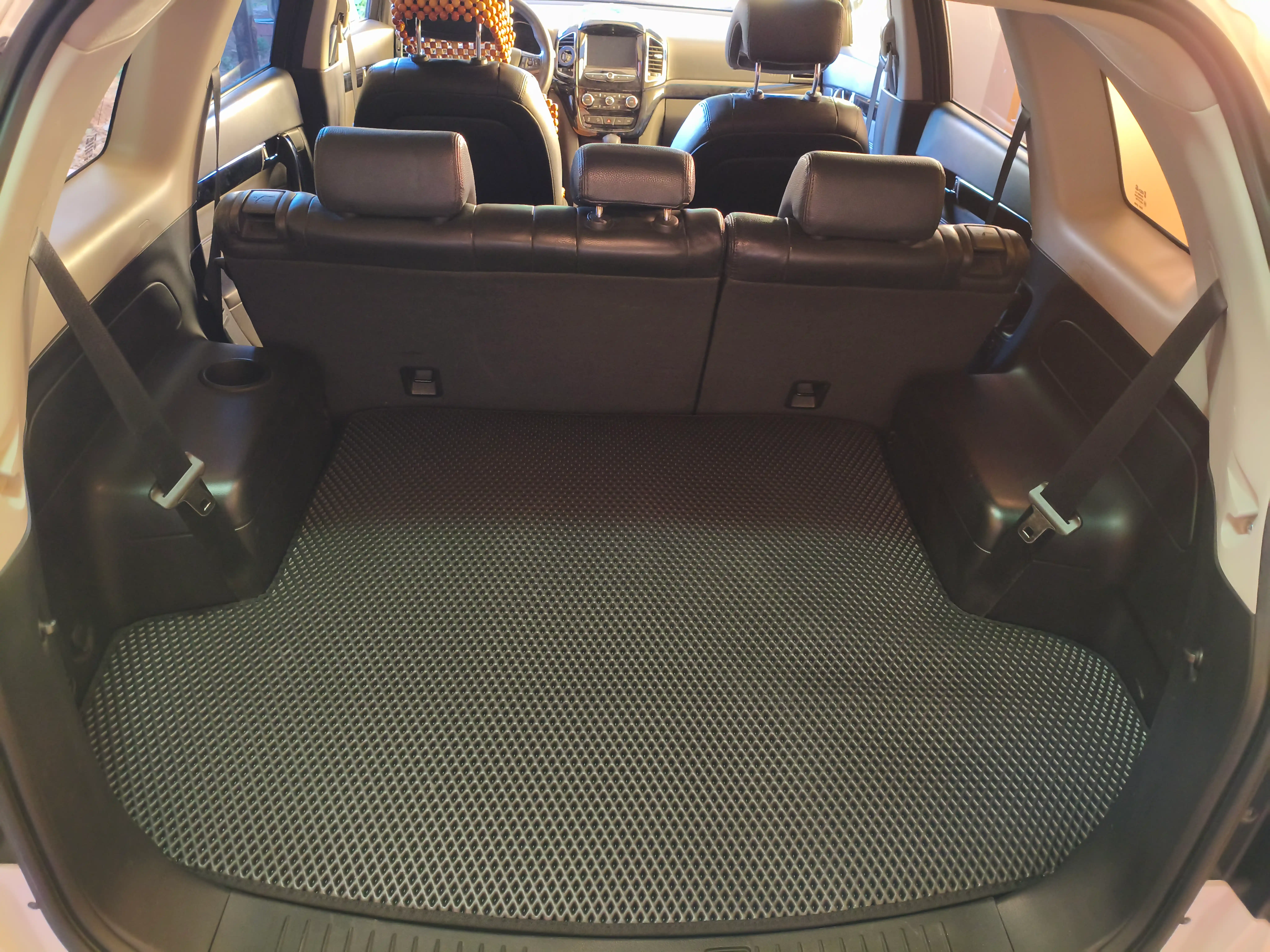 Кожаный и ЭВА коврик в багажник автомобиля LASETTI COBALT NEXIA SPARK CAPTIVA BYD KIA
