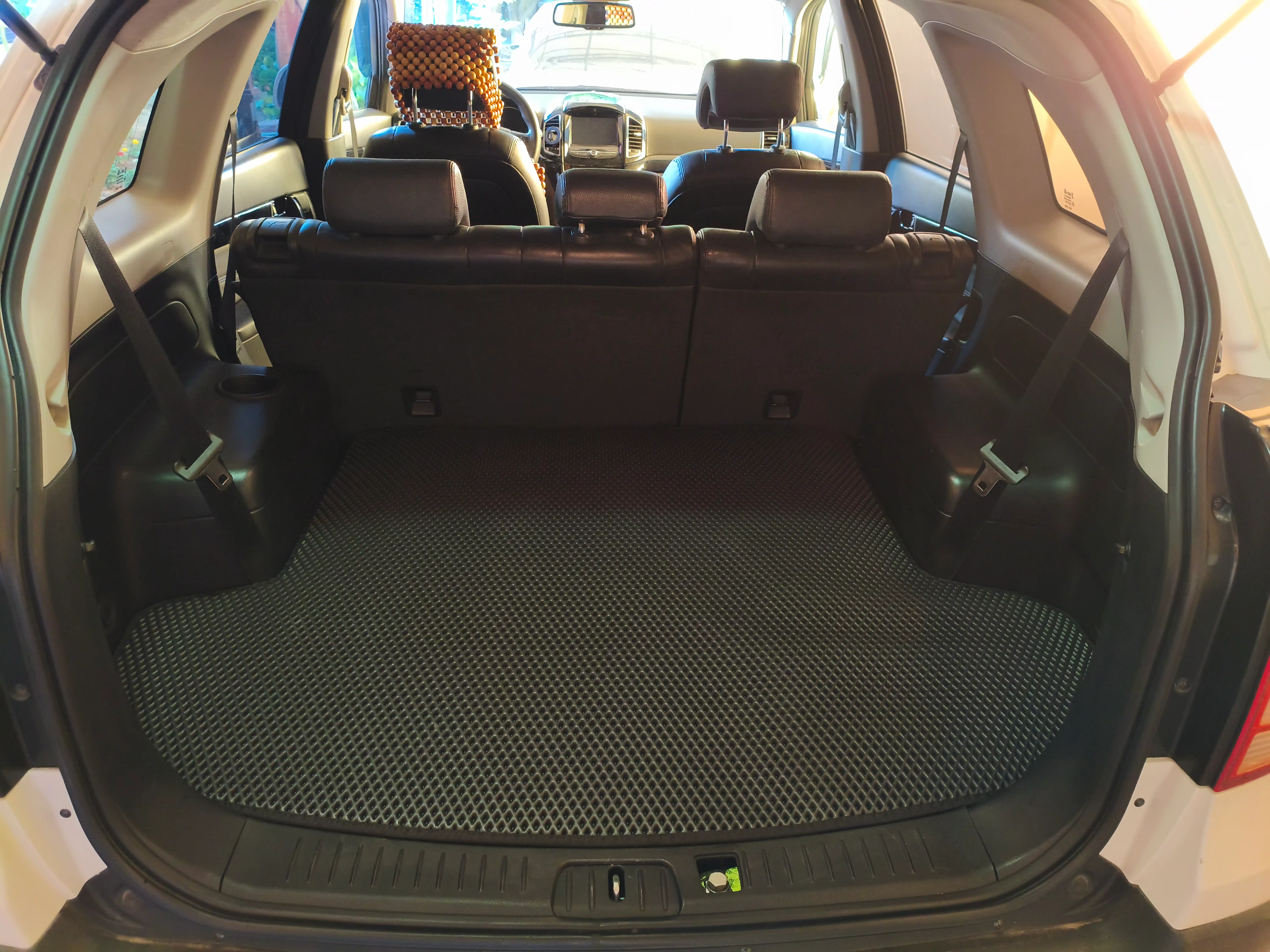Кожаный и ЭВА коврик в багажник автомобиля LASETTI COBALT NEXIA SPARK CAPTIVA BYD KIA