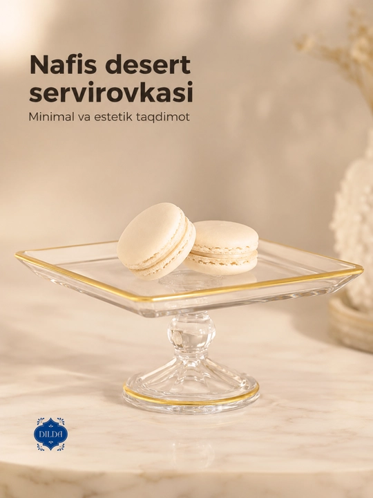 Bogema idish, sovg'a uchun, meva, shirinlik uchun, desert uchun