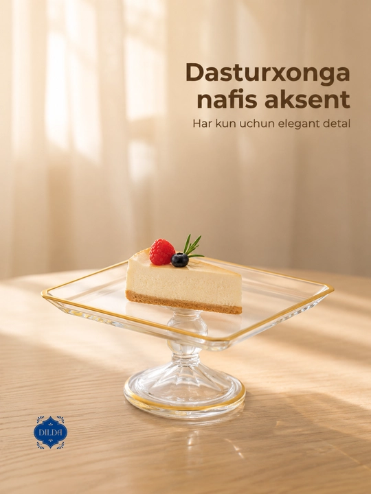 Bogema idish, sovg'a uchun, meva, shirinlik uchun, desert uchun
