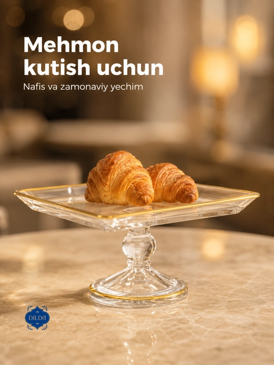 Bogema idish, sovg'a uchun, meva, shirinlik uchun, desert uchun