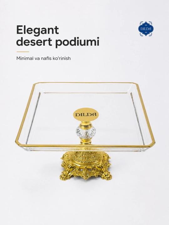 Bogema idish, sovg'a uchun, meva, shirinlik uchun, desert uchun
