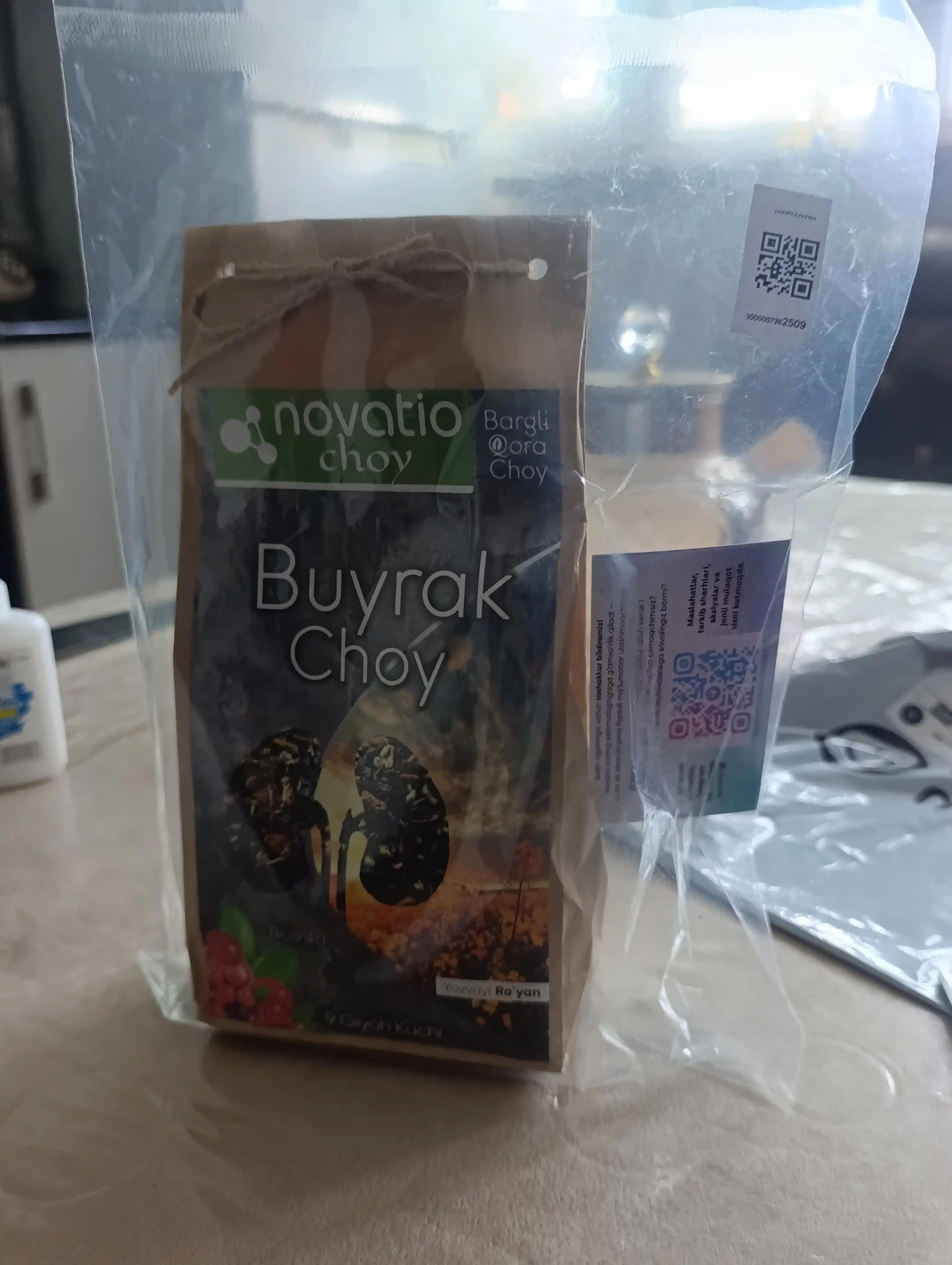 Buyrak choy, Novatio 100 g