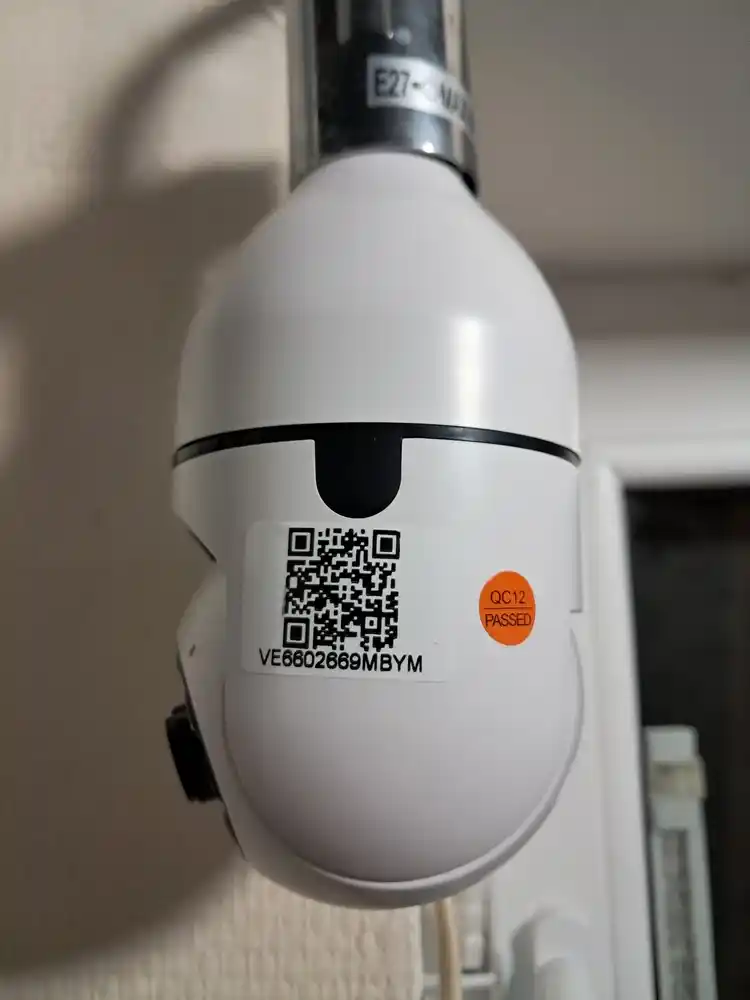 Aqlli simsiz mini kamera, chiroq, WI FI burilish kamerasi, FULL HD