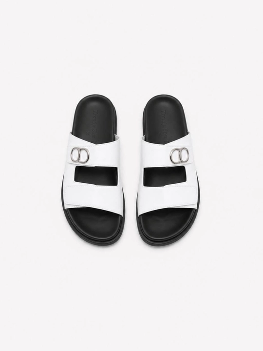 Classic Leather Slide-Klassik charm shippak
