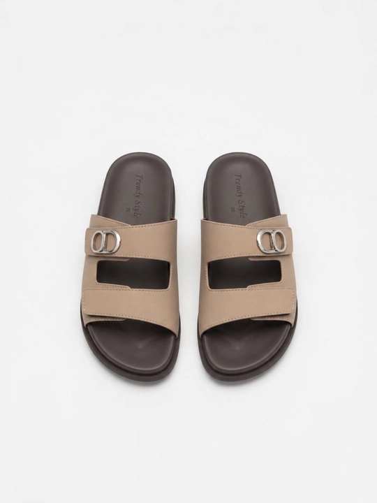 Classic Leather Slide-Klassik charm shippak