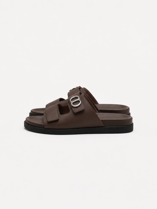Classic Leather Slide-Klassik charm shippak